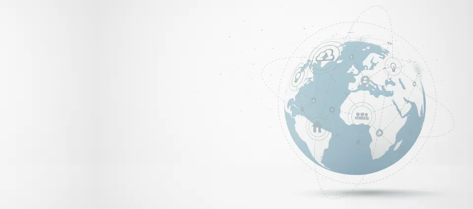 Globe representing Ankit Silicate's global sodium silicate supply to industries worldwide