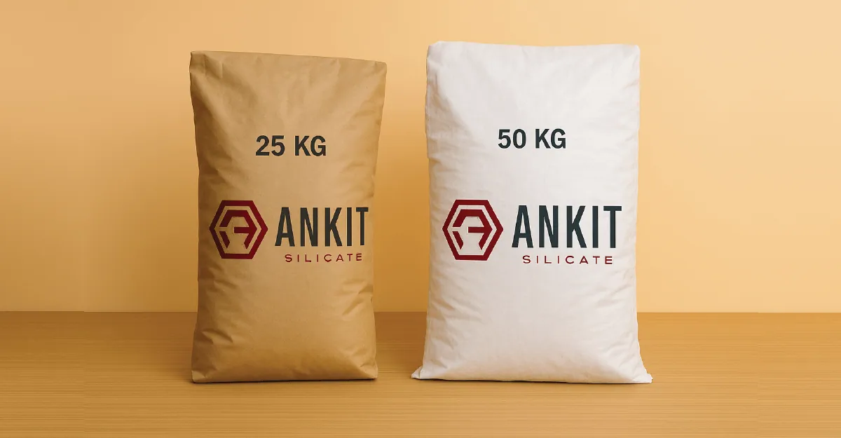 Sodium metasilicate nonahydrate packed in 25 kg and 50 kg bags