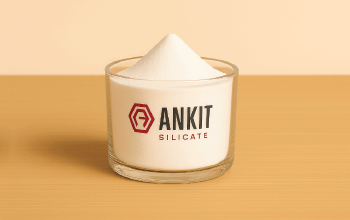 Sodium silicate powder in an Ankit Silicate glass bowl